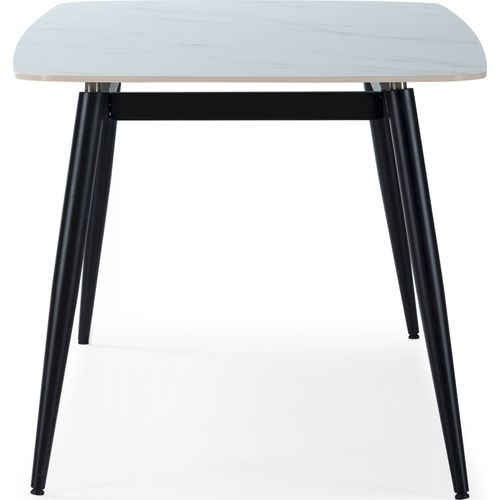 Table Salle Élégance Porcelaine Blanche Unique