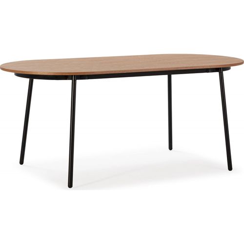 Élégance Au Diner: Table Bois et Métal Noir