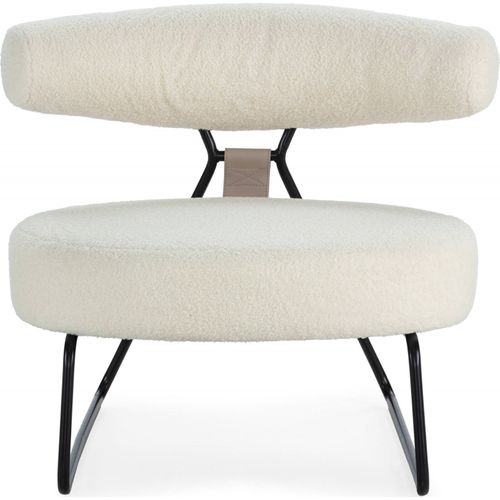 Chaise Élégante Confort Tissu Métal