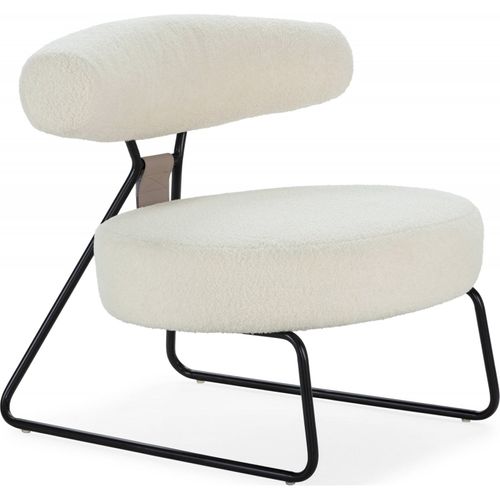 Chaise Élégante Confort Tissu Métal