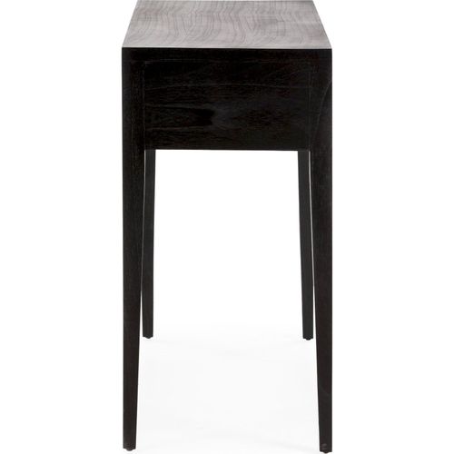 Console Chic En Bois De Cèdre Et Rotin