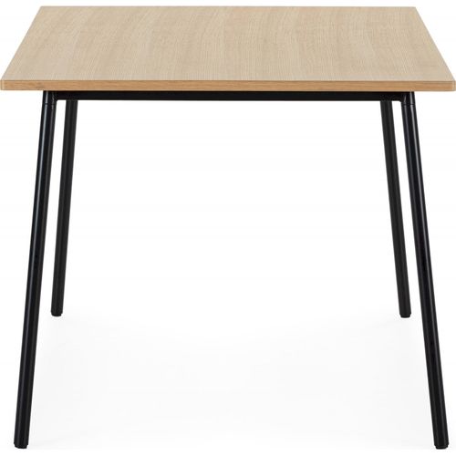 Table à Diner Élégance Bois Et Métal