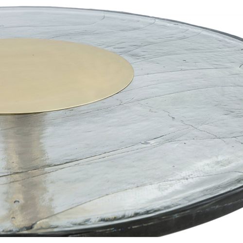 Table Basse Élégante Et Moderne Transparent/doré