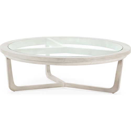 Table Basse Élégante Gris Voilé En Cèdre