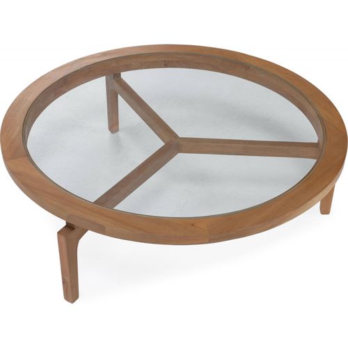 Table Salon Chaleureuse Cèdre Naturel