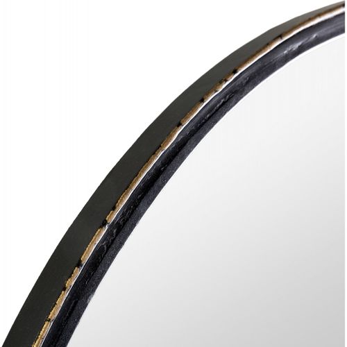 Miroir Élégant Contour Doré Chic