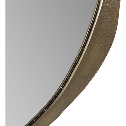 Miroir Rond Élégance Dorée Antique