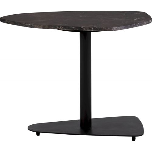 Table D'appoint Élégante En Marbre Noir