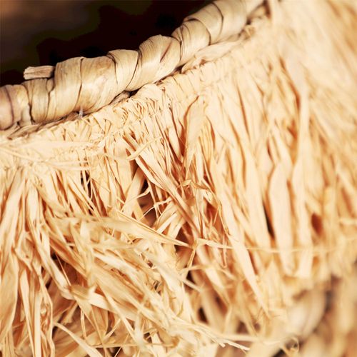 Panier Boho Chic En Fibre Naturelle