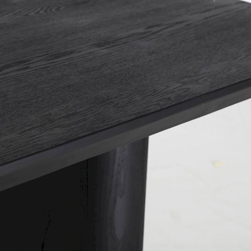 Table à Manger Rognes Contemporaine En Bois Noir