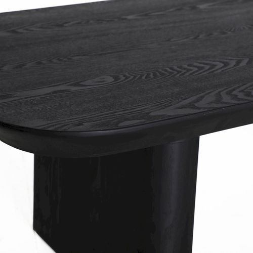 Table Basse Contemporaine Rognes Bois Noir