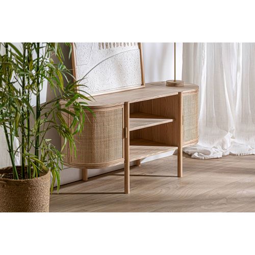 Meuble TV Ikla Style Nordique En Bois Naturel