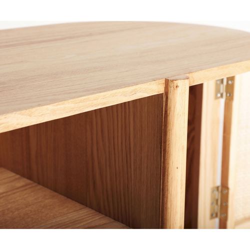 Meuble TV Ikla Style Nordique En Bois Naturel