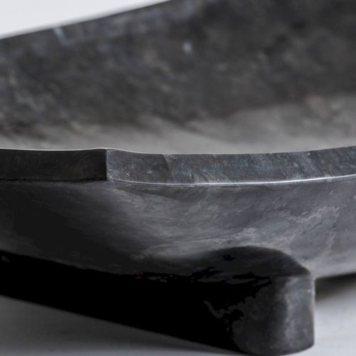 Lavabo Élégant Urano Style Colonial En Marbre Noir