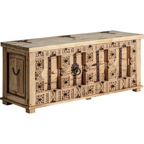 Meuble TV Ethnique En Bois De Mango Vieilli