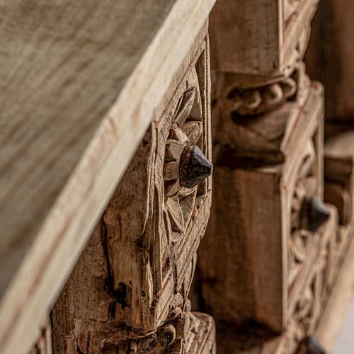 Meuble TV Ethnique En Bois De Mango Vieilli