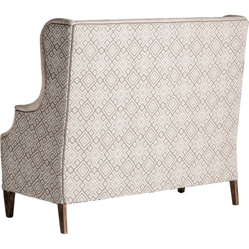 Sofa Bar Élégant En Bois De Mango Beige