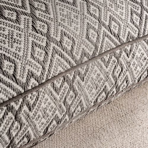 Sofa Bar Élégant En Bois De Mango Beige