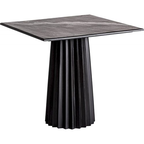 Table Bar Élégance Mango et Touches Marbre