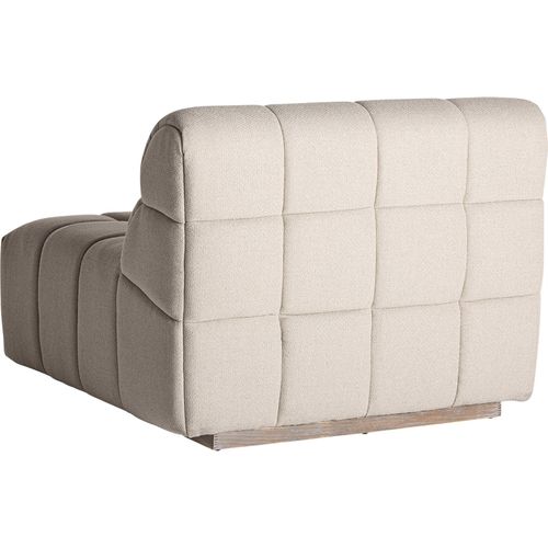 Canapé Contemporain Blanc Élégant En Bois De Pin