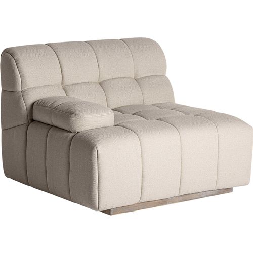 Canapé Contemporain Blanc Élégant En Bois De Pin