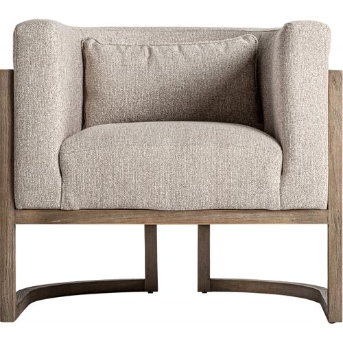 Fauteuil Leiwen Style Art Déco En Bois