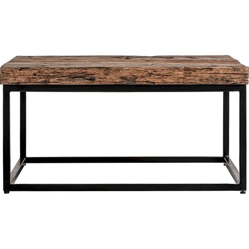 Table Basse Industrielle En Bois De Mango