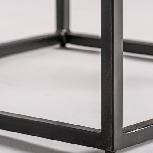 Table Basse Industrielle En Bois De Mango