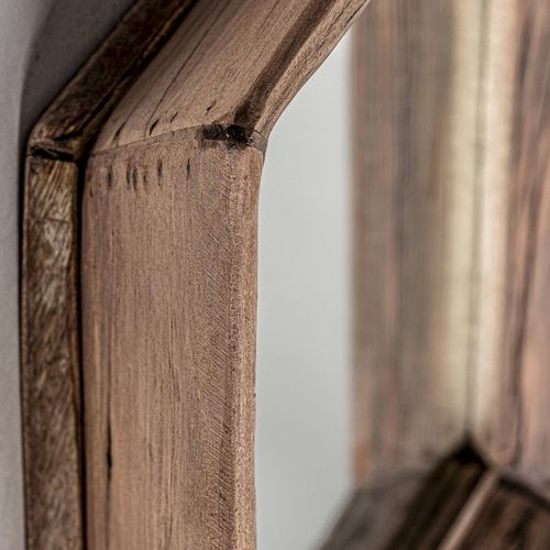 Miroir Industriel Walding En Bois Naturel