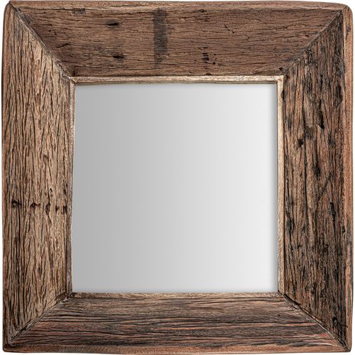 Miroir Industriel Walding En Bois Naturel
