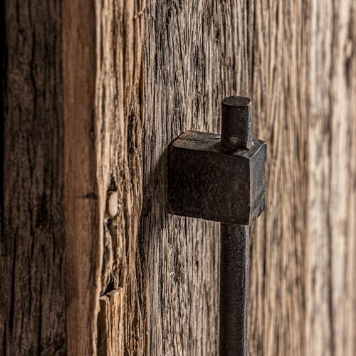 Armoire Carrik En Bois Naturel Style Colonial