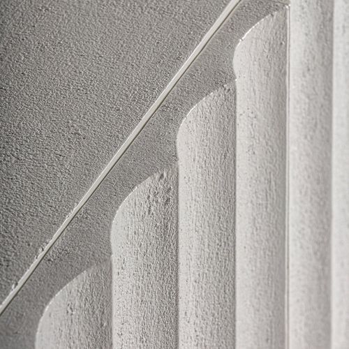 Buffet Mulcey Élégant Blanc Style Art Déco En Ciment