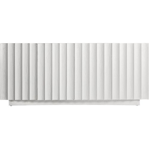 Buffet Mulcey Élégant Blanc Style Art Déco En Ciment