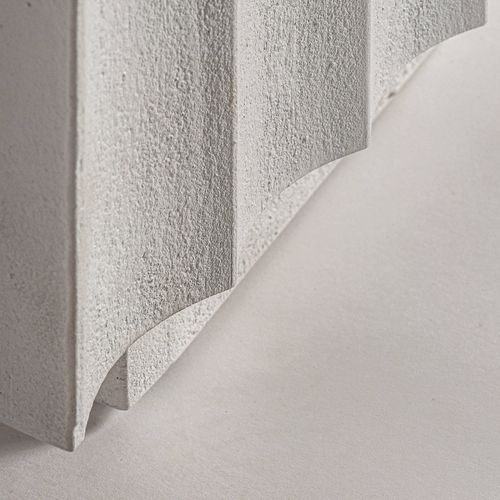 Buffet Mulcey Élégant Blanc Style Art Déco En Ciment