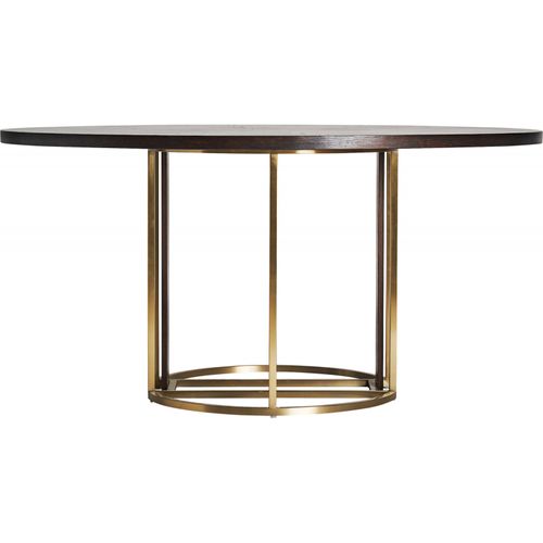 Table De Repas Leira Style Art Déco Dorée