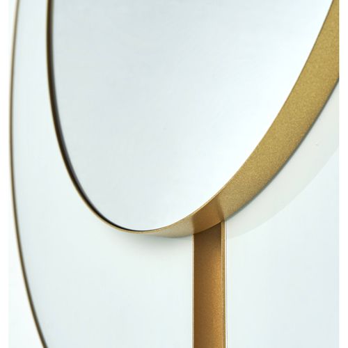 Miroir Bahiale Blanc Doré Esprit Art Déco