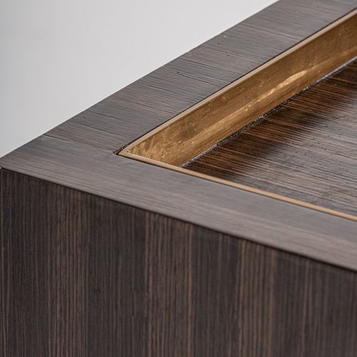 Table D'appoint Cheb Élégance Noir et Or