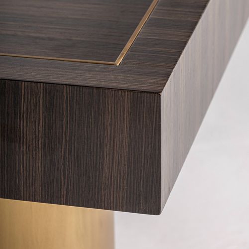 Table D'appoint Cheb Élégance Noir et Or