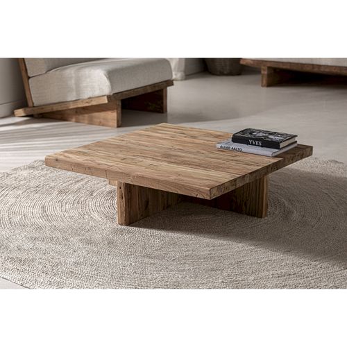 Table Basse Coloniale En Teka Recyclé