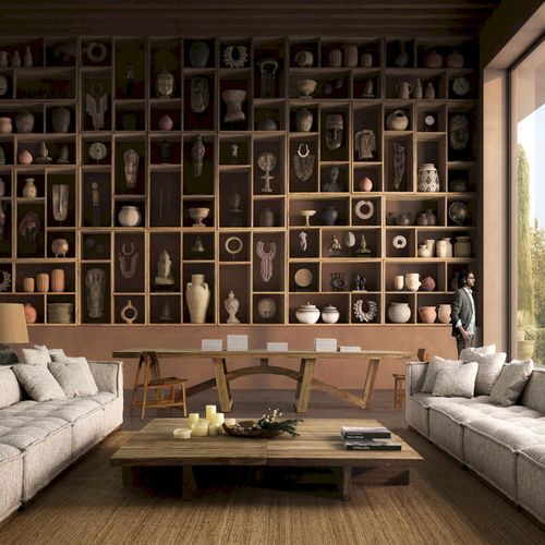 Table Basse Coloniale En Teka Recyclé