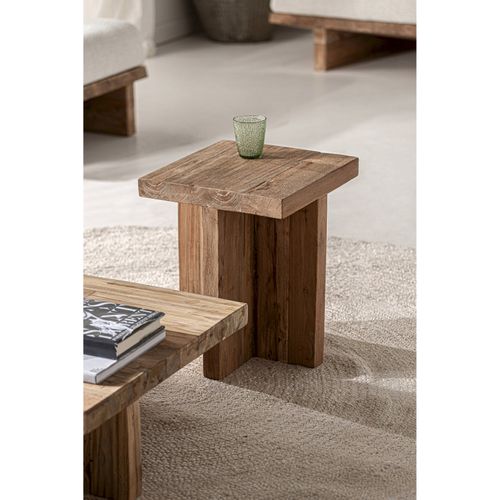 Table D'appoint Teka Naturelle Style Colonial
