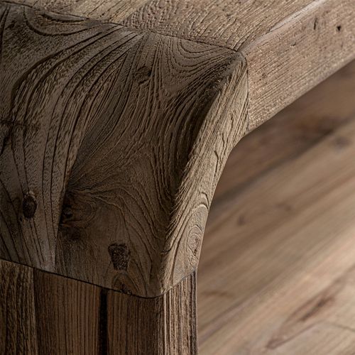 Table Basse Contemporaine En Teka Recyclé Vical