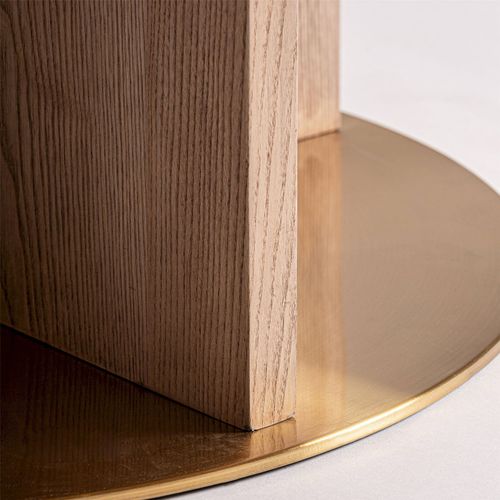 Table Salle à Manger Alferce Rouge Doré Style Art Déco