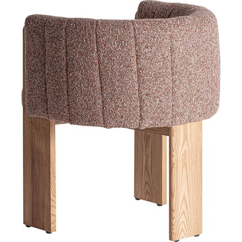 Fauteuil Cluny Style Art Déco En Polyester Et Bois