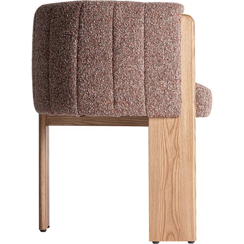 Fauteuil Cluny Style Art Déco En Polyester Et Bois
