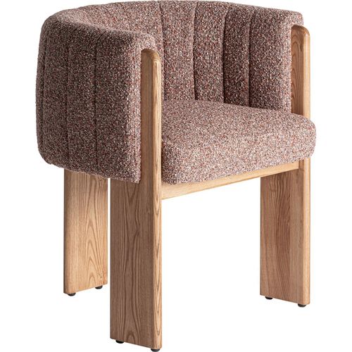 Fauteuil Cluny Style Art Déco En Polyester Et Bois