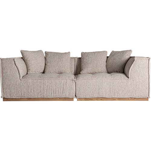 Canapé Vittel Beige Design Art Déco