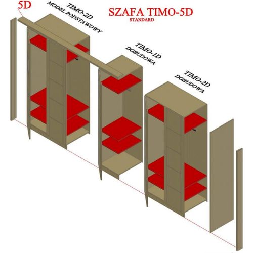 Armoire Timo En Hêtre Blanc Qualité Premium