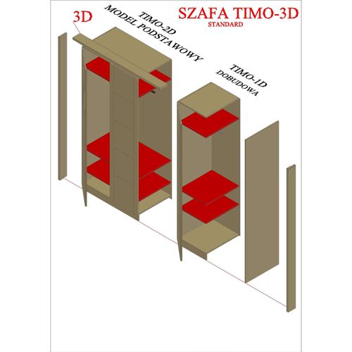 Armoire Timo Olivia Living En Hêtre Laqué