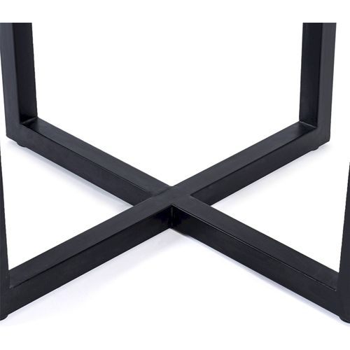 Table D'appoint Rain Tree En Noir Naturel